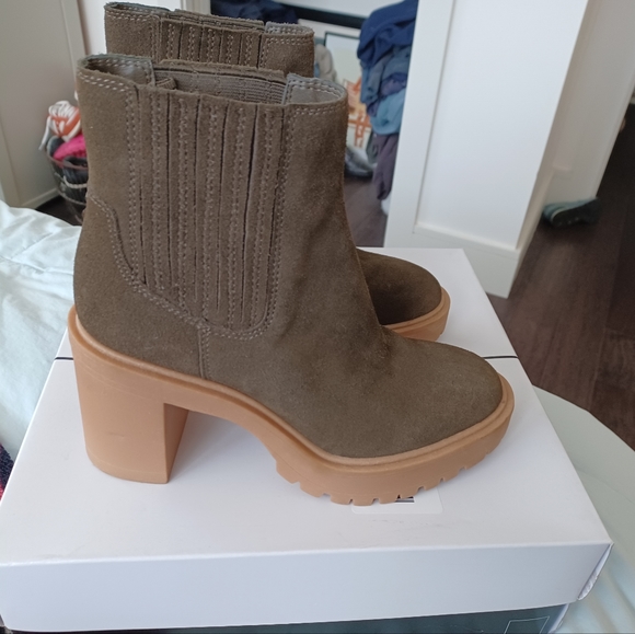 Dolce vita boots olive green 6.5 - Picture 2 of 6